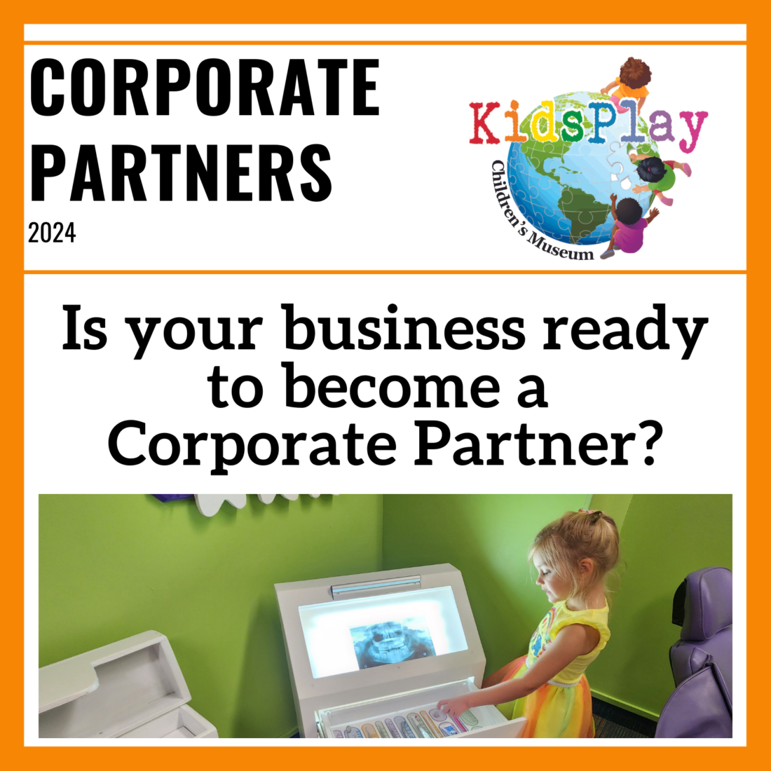 Is your business ready to become a Corporate Partner?